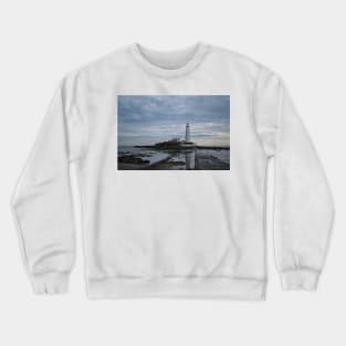 Calm morning at St Mary's Island Crewneck Sweatshirt